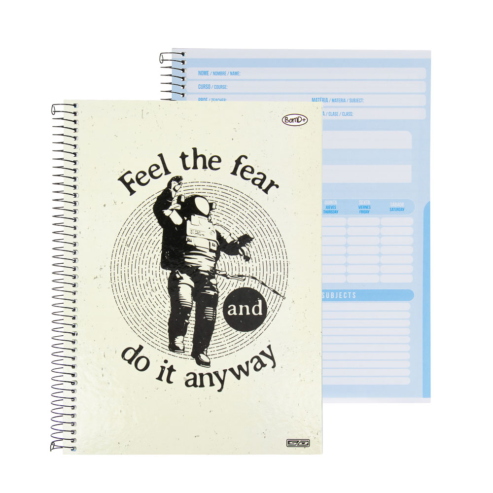 CUADERNO ESPIRAL TAPA DURA 160 HOJAS SD10147