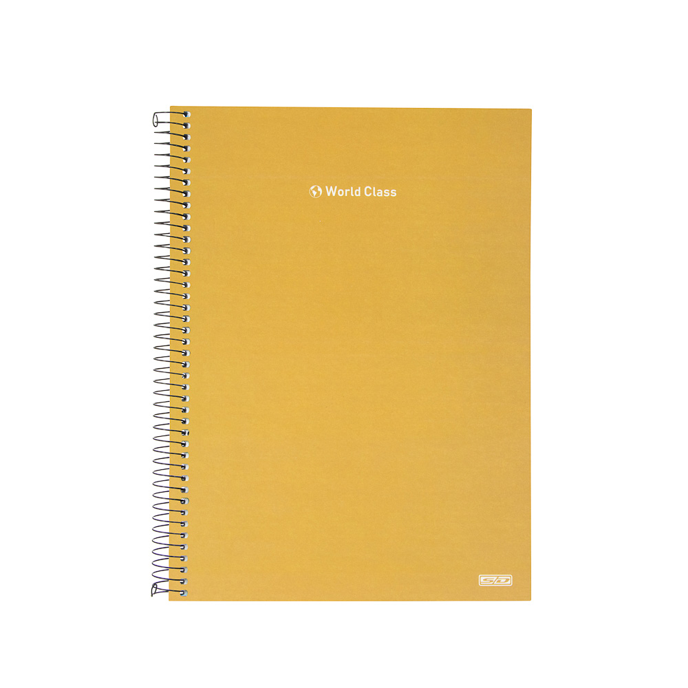 CUADERNO ESPIRAL TAPA DURA 160 HOJAS SD10162/10168