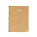 CUADERNO ESPIRAL TAPA DURA 160 HOJAS SD10162/10168