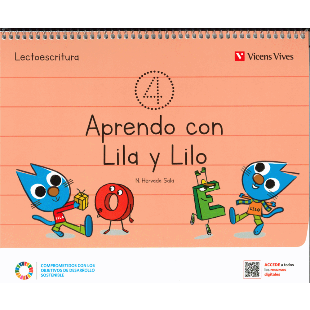 APRENDO CON LILA Y LILO 4 CUADERNO