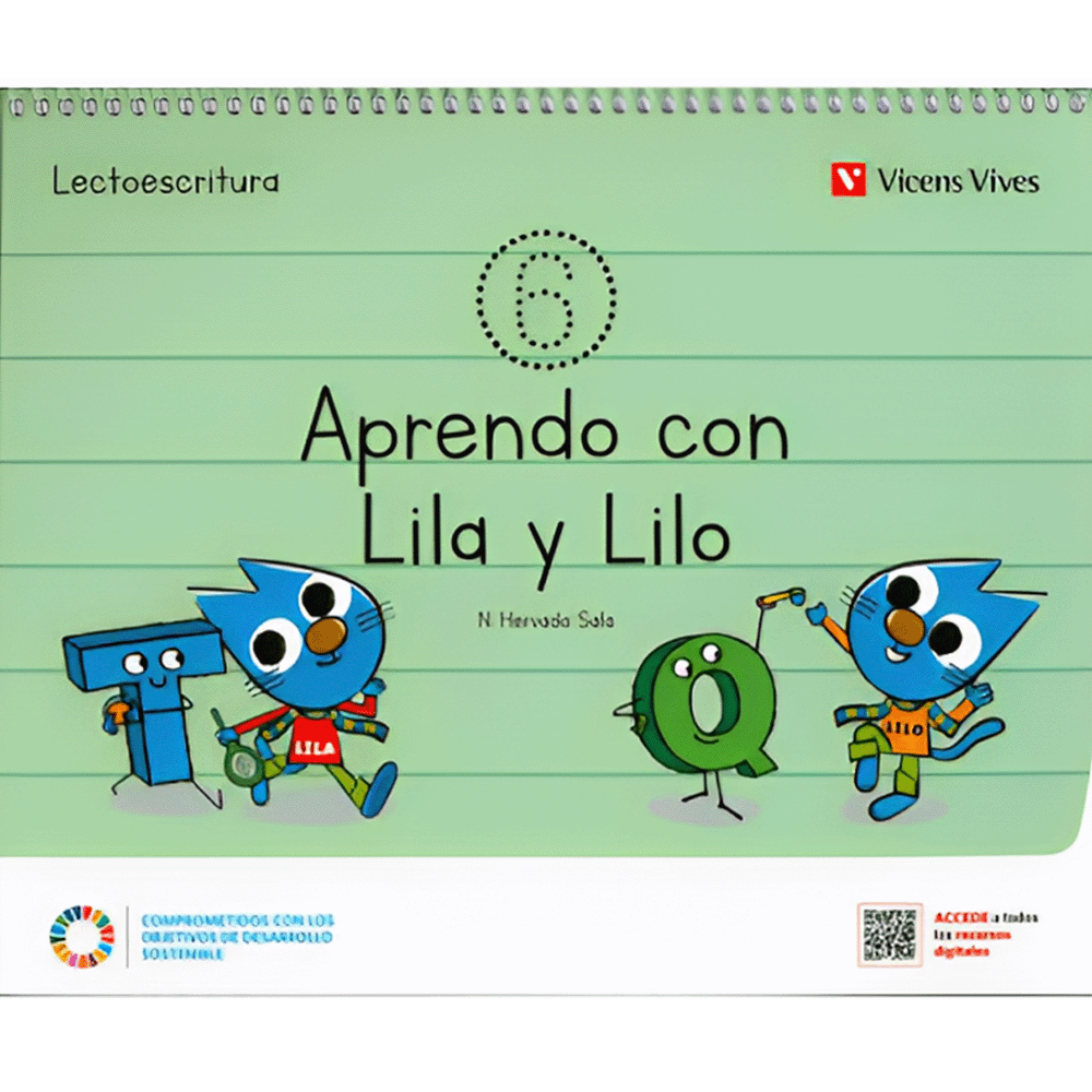 APRENDO CON LILA Y LILO 6 CUADERNO