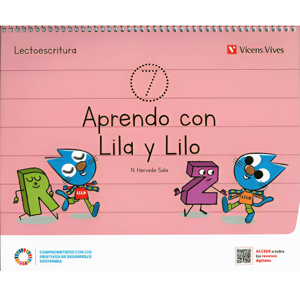 APRENDO CON LILA Y LILO 7 CUADERNO