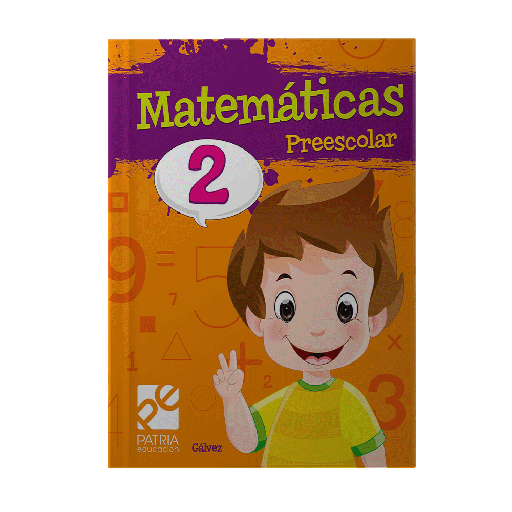 [ULTIMA EDICION] MATEMATICAS 2 PREESCOLAR | PATRIA