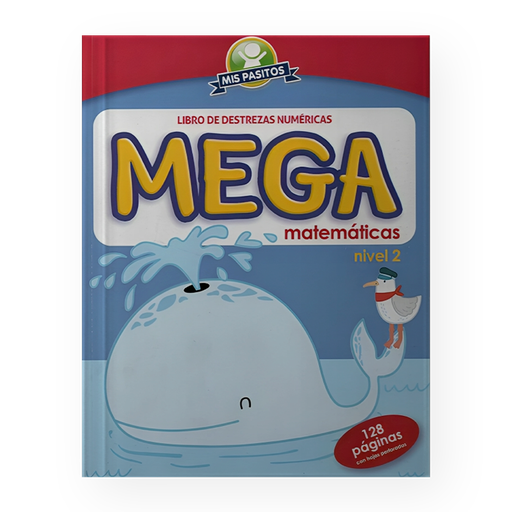 [27042] MEGA BOOK MATEMATICA PRIMER GRADO BALLENA | MIS PASITOS