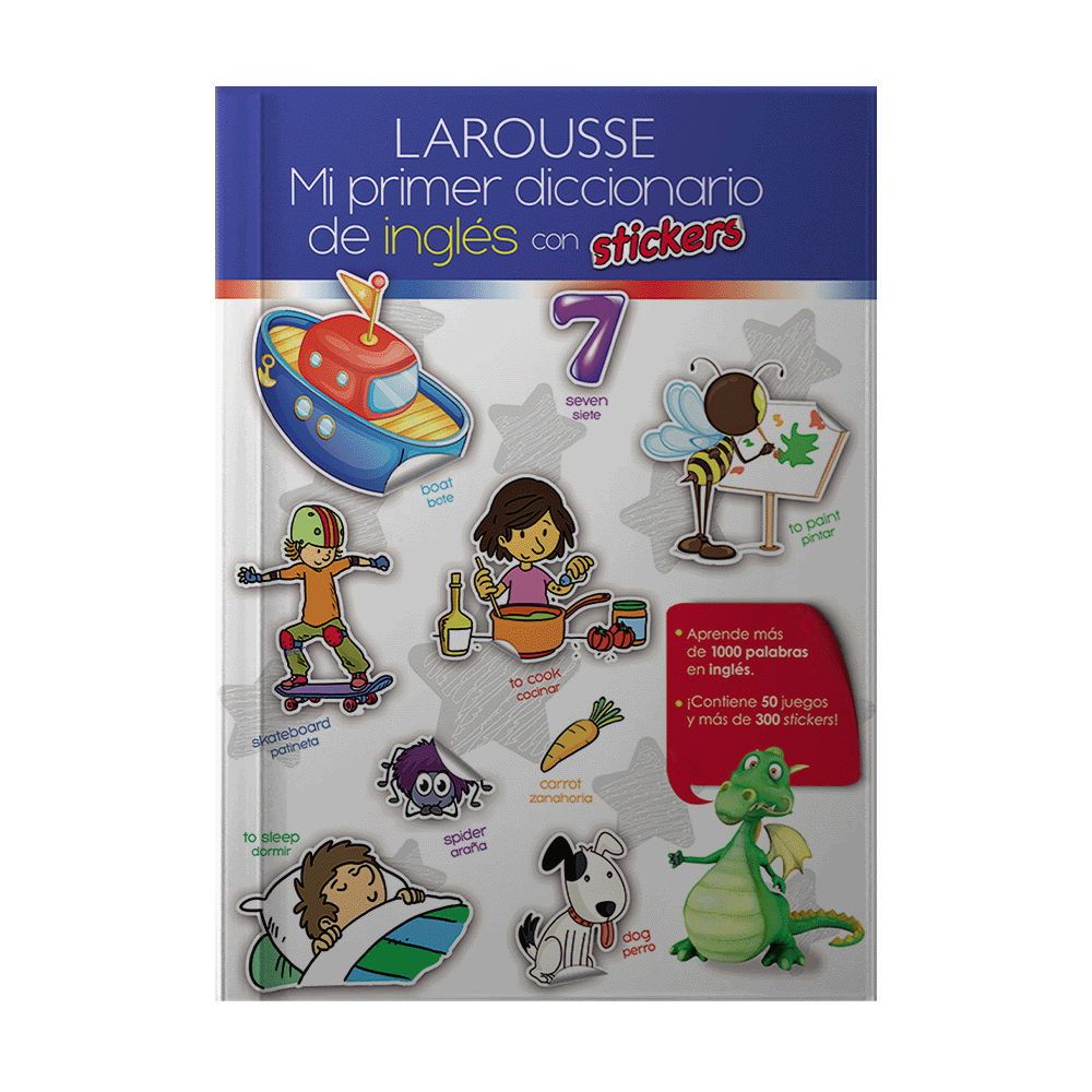 MI PRIMER LAROUSSE DICCIONARIO EN INGLES CON STICKERS