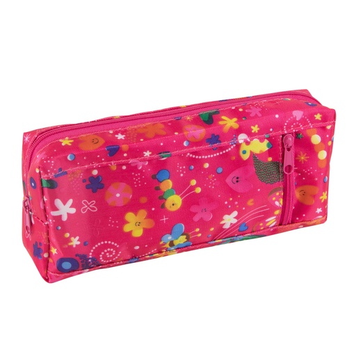 [16234] PORTA-LAPICES FUCSIA MARIPOSAS DX420-751 | FANCY BAG