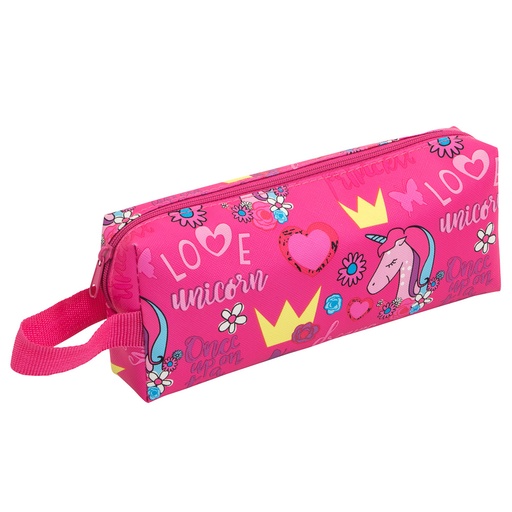 [16235] PORTA-LAPICES FUCSIA UNICORNIO DX600A-825U | FANCY BAG