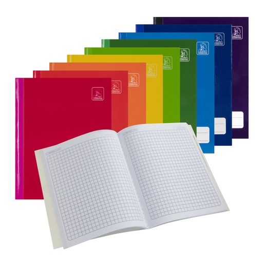 [13682-CUADROS] CUADERNO COSIDO 100 HOJAS RAYADO SURTIDO (CUADROS 8MM) | CONQUISTADOR