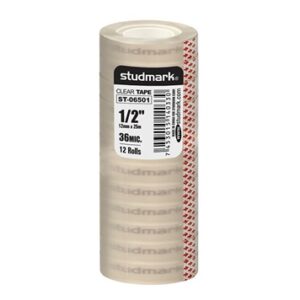 [3331] CINTA ADHESIVA 1/2X25M (12X25) ST-06501 | STUDMARK