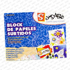 [72352] BLOCK DE PAPELES SURTIDOS 32X25 CMS 30 HOJAS | SYSABE