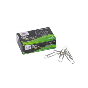 [00228] CLIPS STANDARD NIQUELADO CAJA 100 | FAST