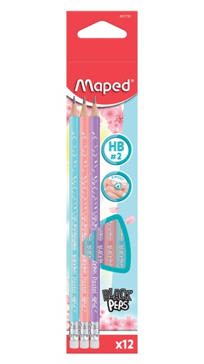 [20706084] LAPIZ TRIANGULAR 2HB CUERPO PASTEL 851730 | MAPED