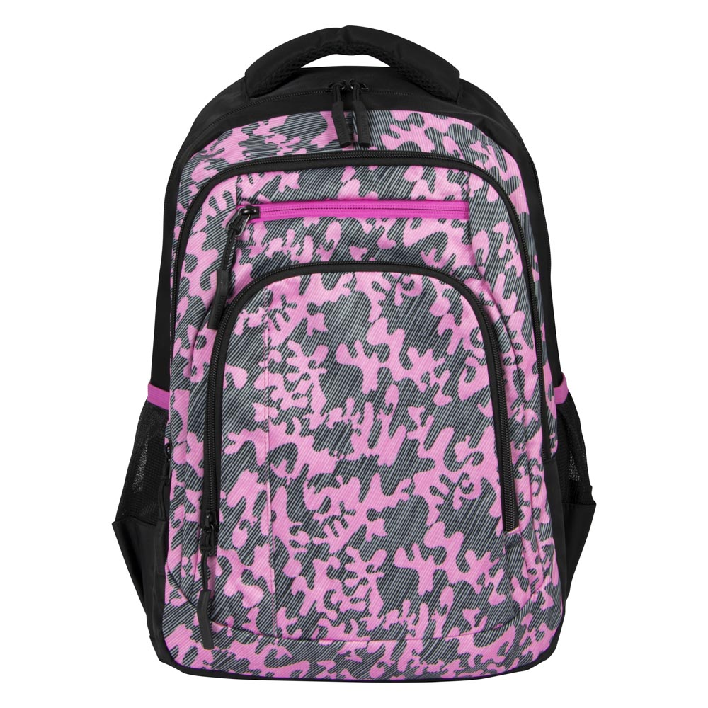 MOCHILA A9043 CAMUFLAJE ROSADO