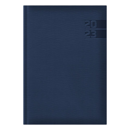 [18319-2] AGENDA DIARIA RIVOLI 2023 CANTO PLATEADO (AZUL) | FAST