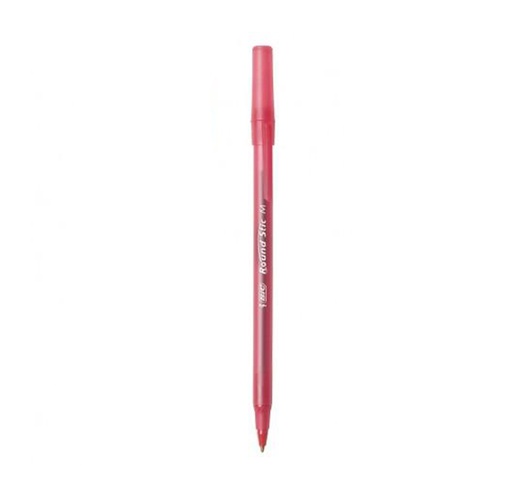 [20702200] BOLIGRAFO BALL PEN ROUND STIC 1MM (ROJO) | BIC