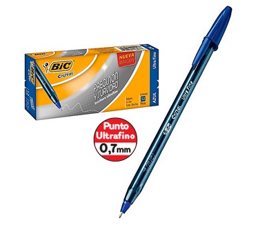 [20702091] BOLIGRAFO CRISTAL ULTRAFINE PRECISION Y SUAVIDAD PUNTA FINA 0.7MM (AZUL) | BIC