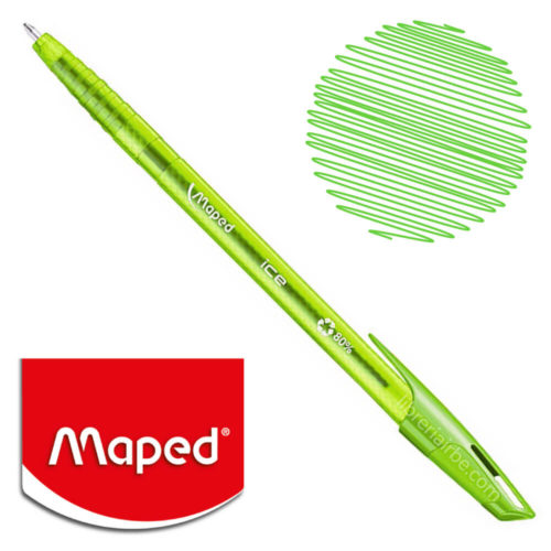 BOLIGRAFO TRIANGULAR BALL PEN ICE FUN 1.00MM (CELESTE) | MAPED