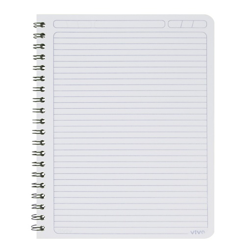 [07295-RAYADO] CUADERNO DOBLE ESPIRAL 70 HOJAS 239950 (LINEAS) | VIVO