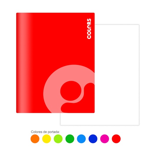 CUADERNO ENGRAPADO 40HOJAS FLEXIBLE (DOBLE LINEA) | VIVO