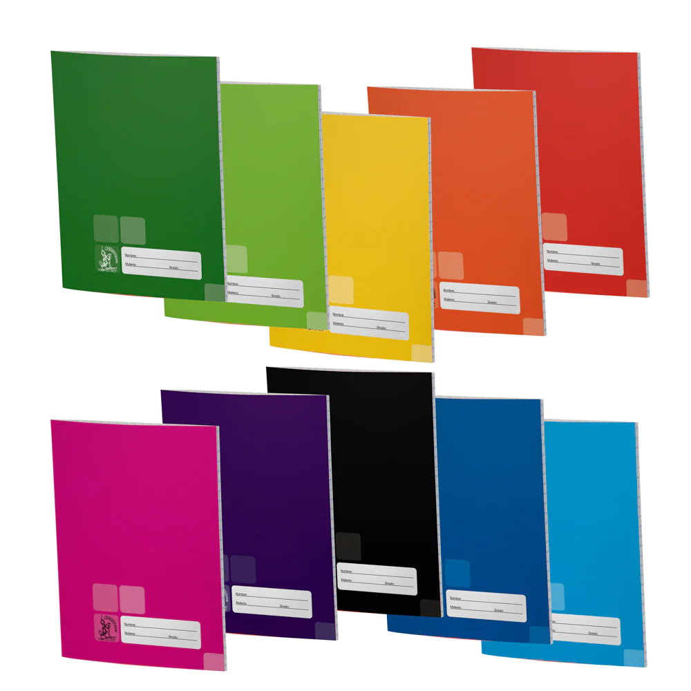 CUADERNO ENGRAPADO 40HOJAS FLEXIBLE