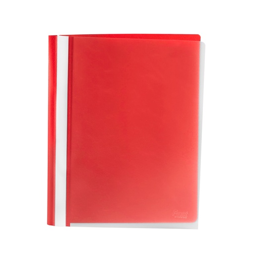 [10625-ROJO] FOLDER PLASTICO CARTA (ROJO) | FAST