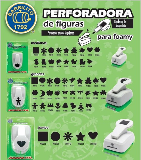 [PF010M-20929007] PERFORADOR PARA FOAMY MEDIANO (CIRCULO) | BARRILITO