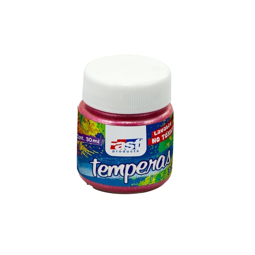 [12111-156] TEMPERA METALICA 30ML UNIDAD (ROJO) | FAST