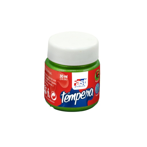 [12111-223] TEMPERA METALICA 30ML UNIDAD (VERDE PINO) | FAST