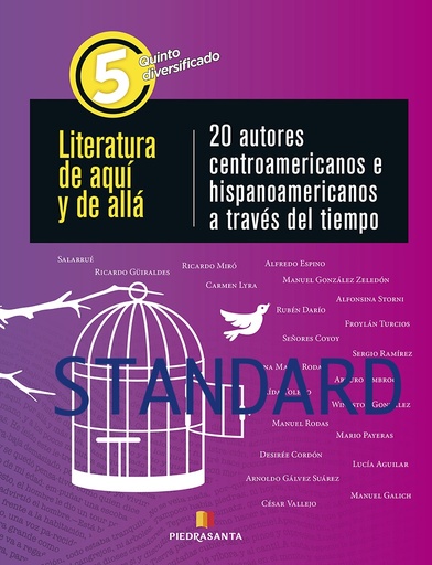 [ST-LITEAA5] LITERATURA DE AQUI Y DE ALLA 5 STANDARD 20 AUTORES CENTRO E HISPANOAMERICANOS | PIEDRASANTA