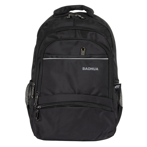 [18946] MOCHILA 18.5 NEGRO 18503 | BAOHUA