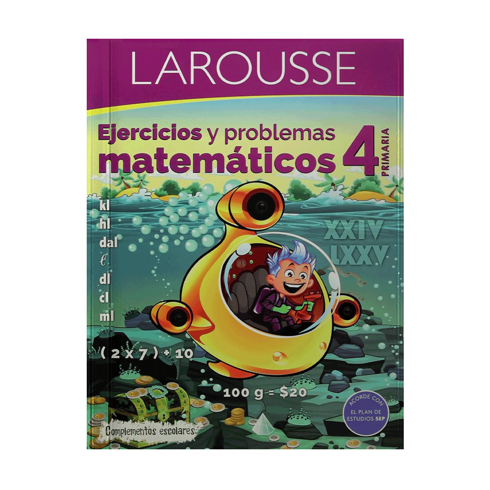 [6555] EJERCICIOS MATEMÁTICOS 4 | LAROUSSE