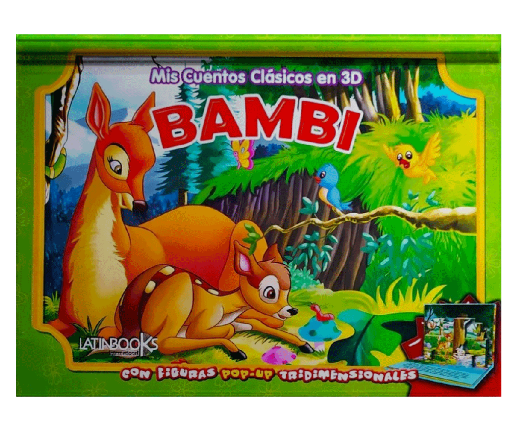 MIS CUENTOS CLASICOS 3D COLECCION: BAMBI | LATINBOOKS